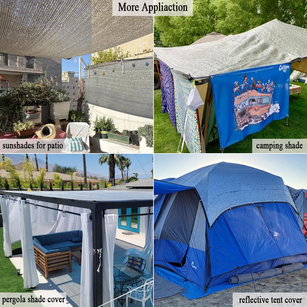 10x25 FT Aluminet Shade Cloth Y360104