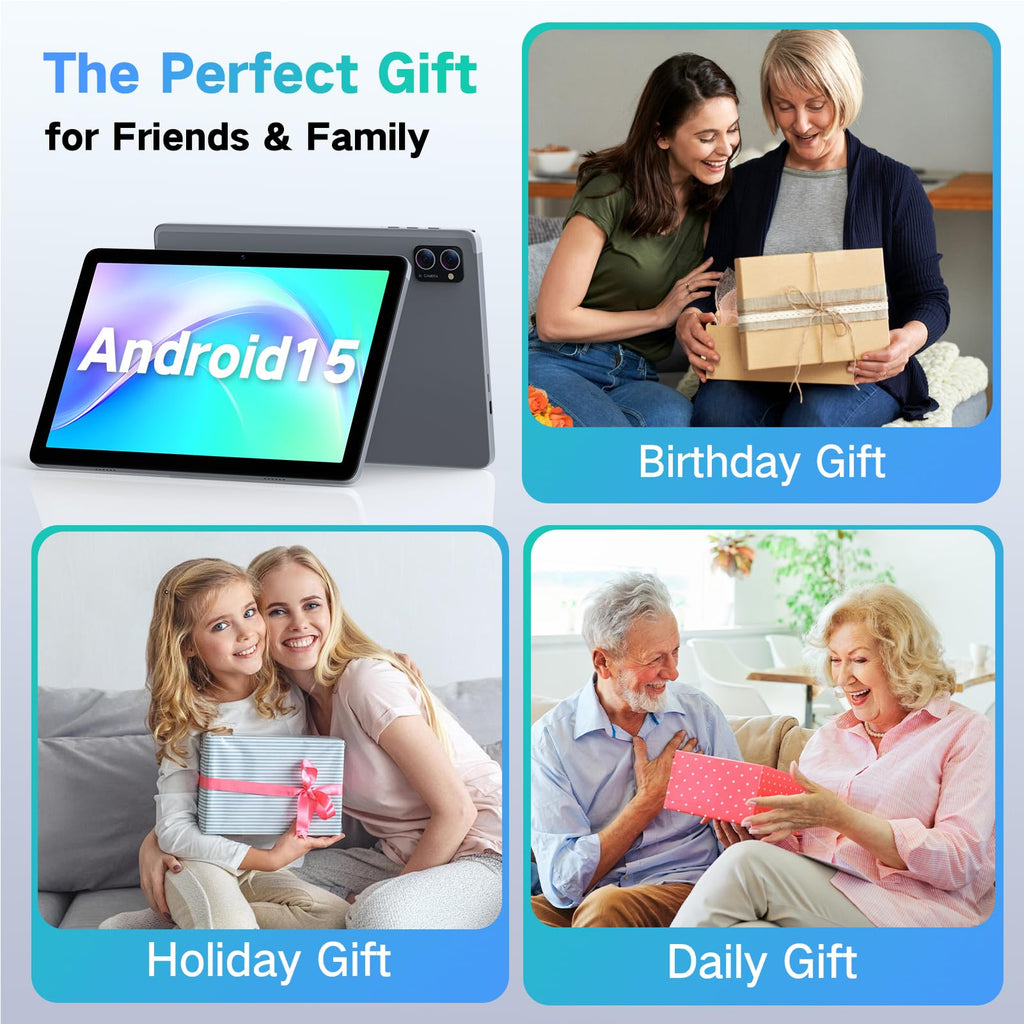 Android 15 Tablet 10.1 Inch Octa-Core 12GB RAM 128GB ROM R488