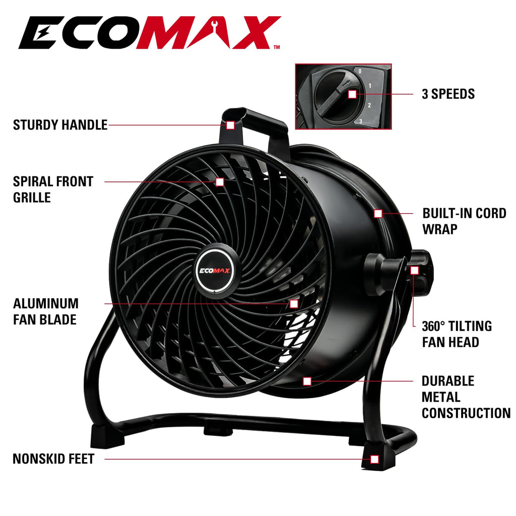 10 Inch High Velocity Drum Fan O490