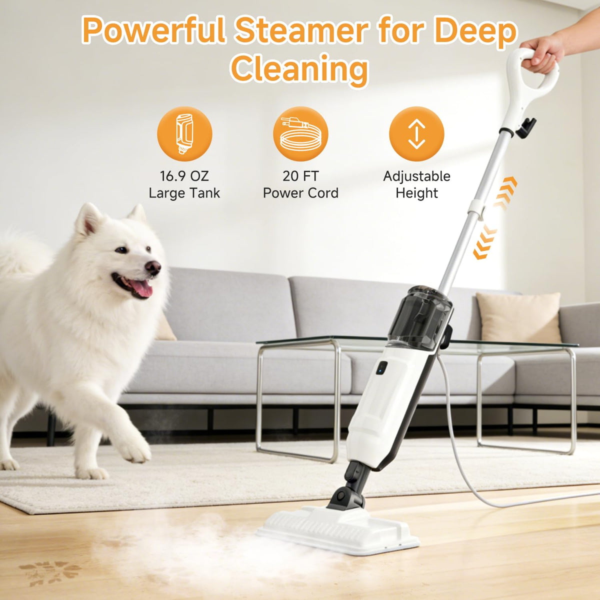 260°F Steam Mop Cleaner 16.9oz V102