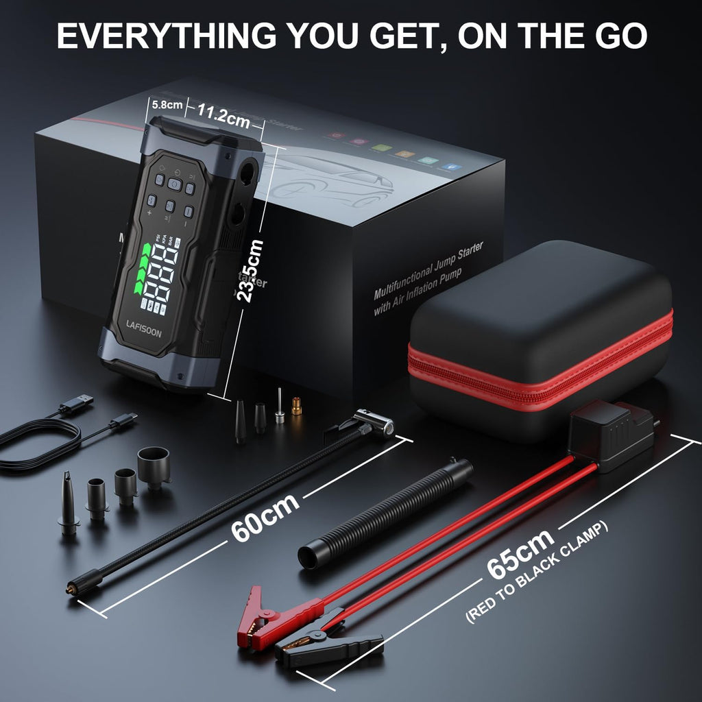 9000A Jump Starter with Air Compressor I2366