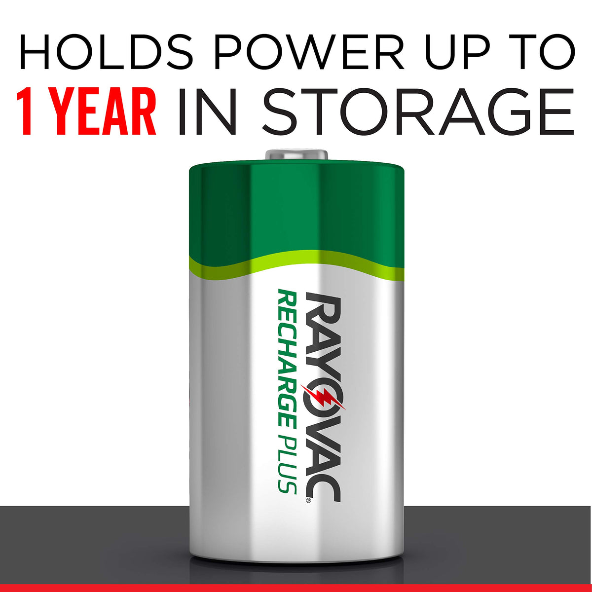 Rechargeable D Batteries 2 Count A17947