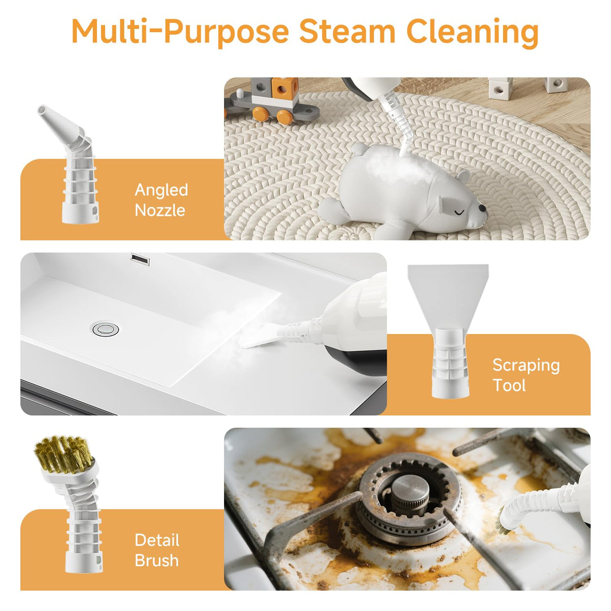 260°F Steam Mop Cleaner 16.9oz V102