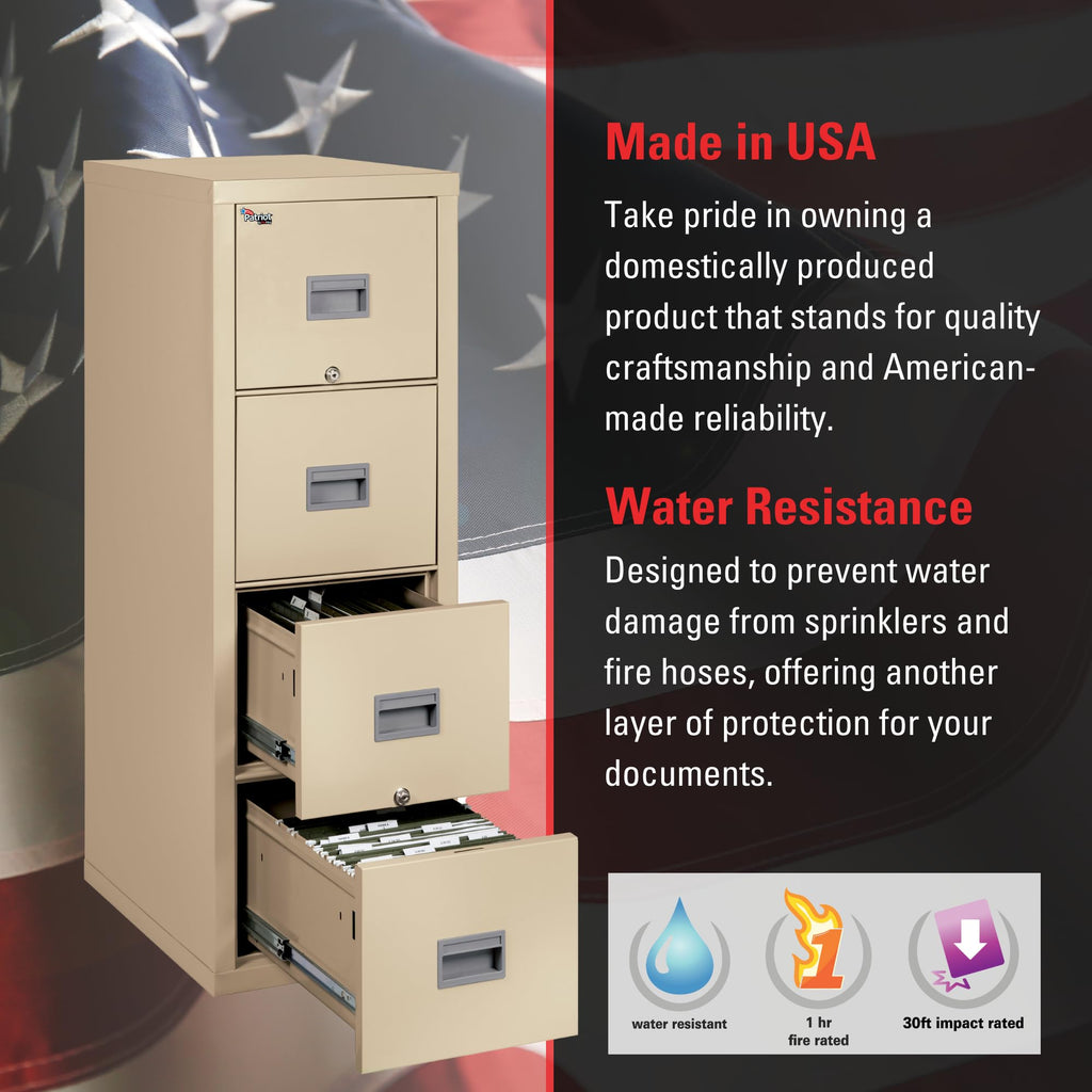 4 Drawer Fire Rated File Cabinet D15574