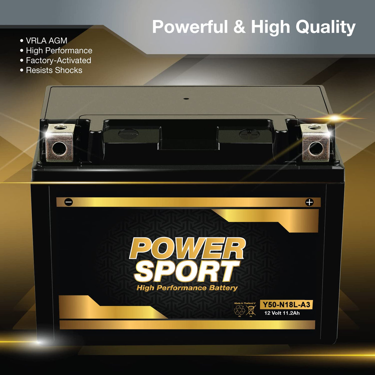 12V 24AH SLA Motorcycle Battery 330 CCA J426