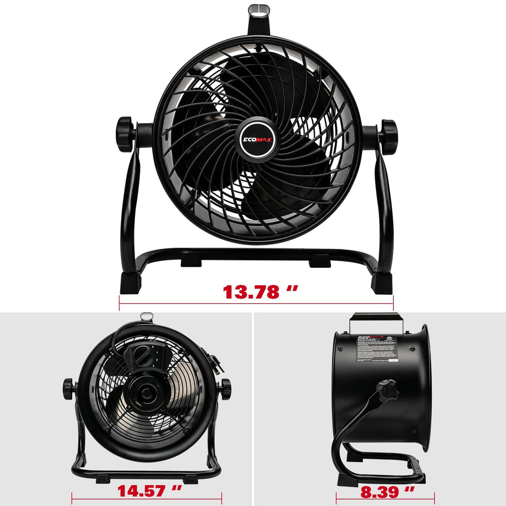 10 Inch High Velocity Drum Fan O490