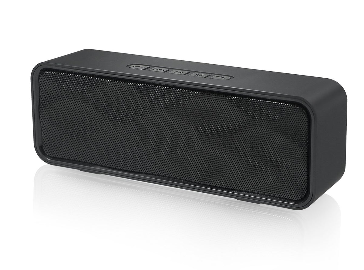 Black Portable Wireless Bluetooth Speaker with AUX USB TF Card Slot R1903