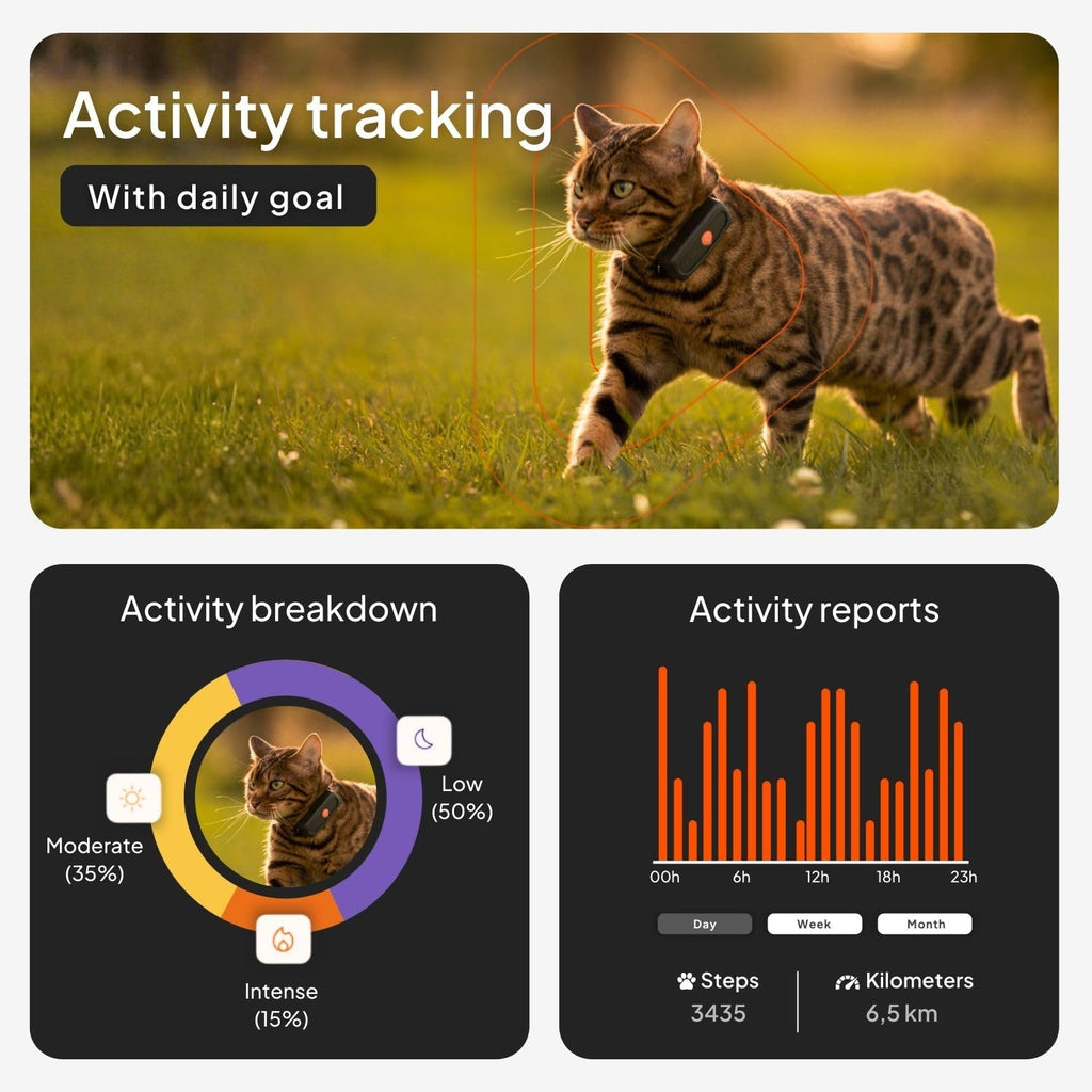 Mini GPS Cat Collar B8079