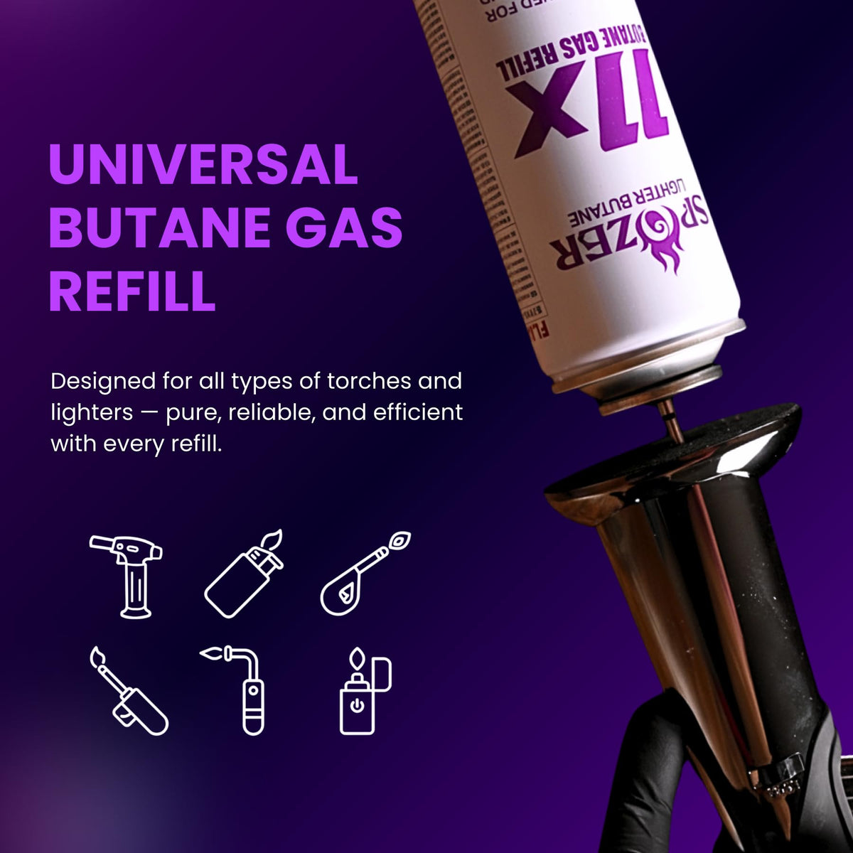 11X Butane Fuel Refill 300ml 12 Cans P951