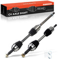 Set of 2 Front CV Axle Shaft Assembly F18034