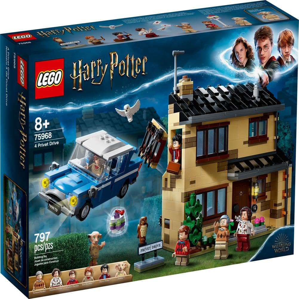 House and Flying Car Toy with Minifigures G8199