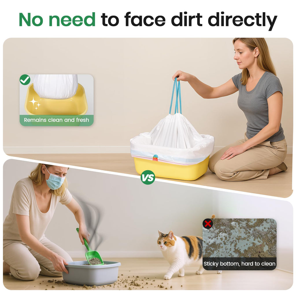 Heavy Duty Thickened Litter Box Liners 14 Pack L545