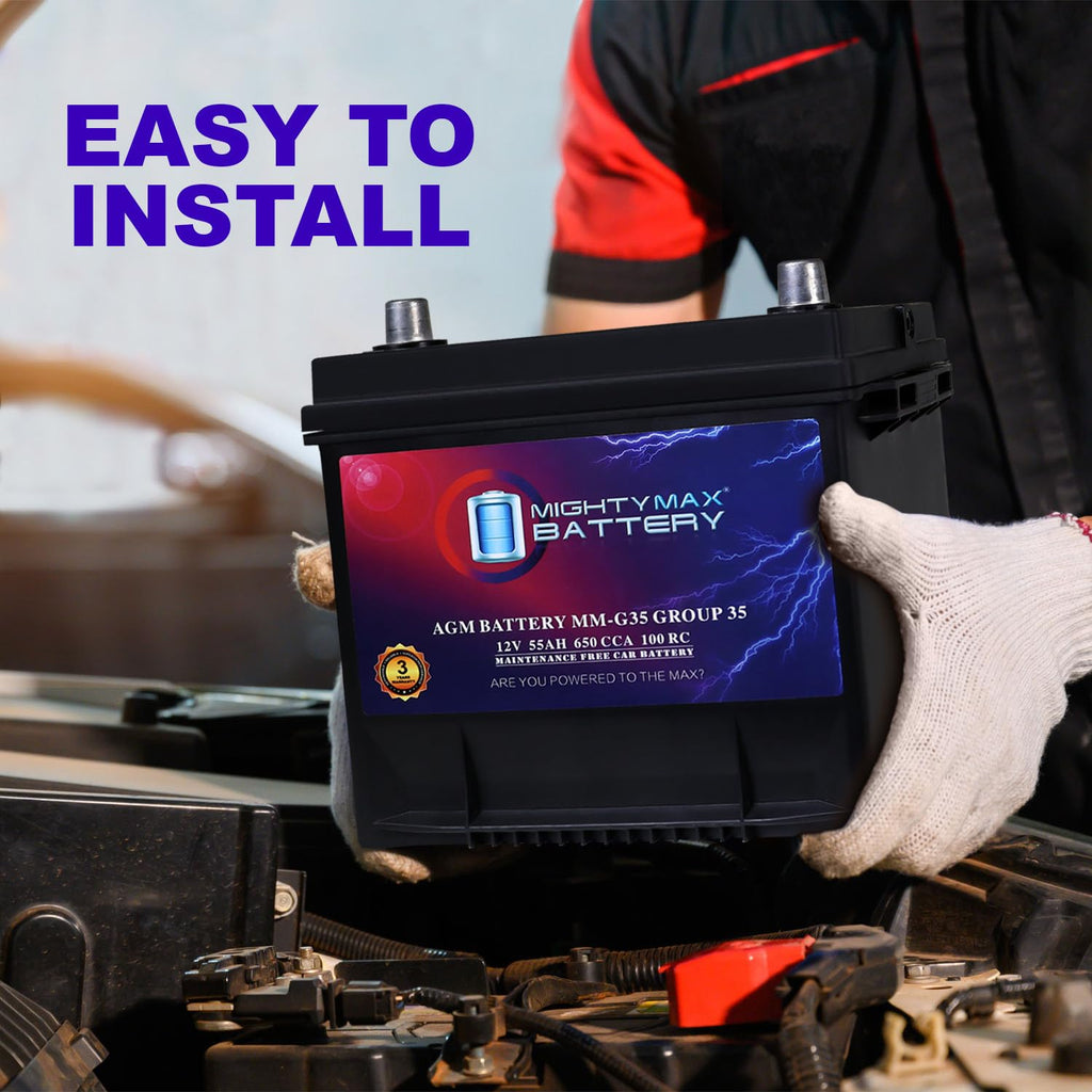 12V 55Ah AGM Replacement Battery S2388