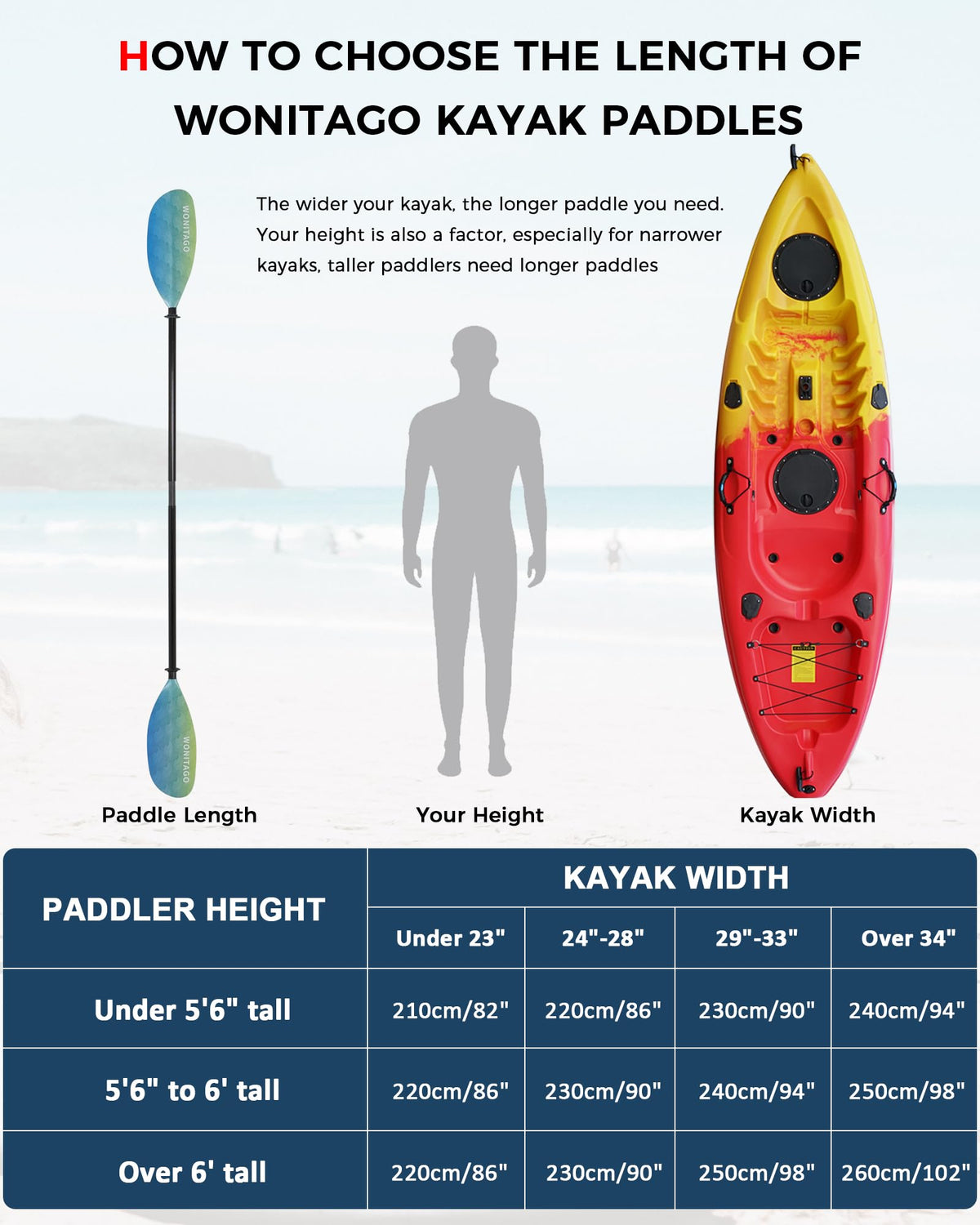 Adjustable Fiberglass Shaft Nylon Blade Kayak Paddle Q14471
