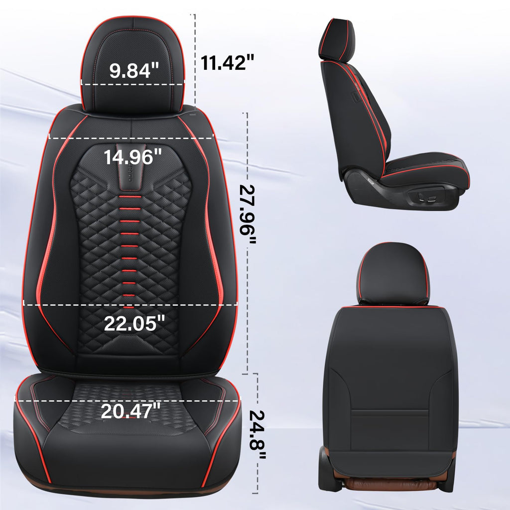 Waterproof Nappa Leather 5 Seats Car Seat Covers Q9805