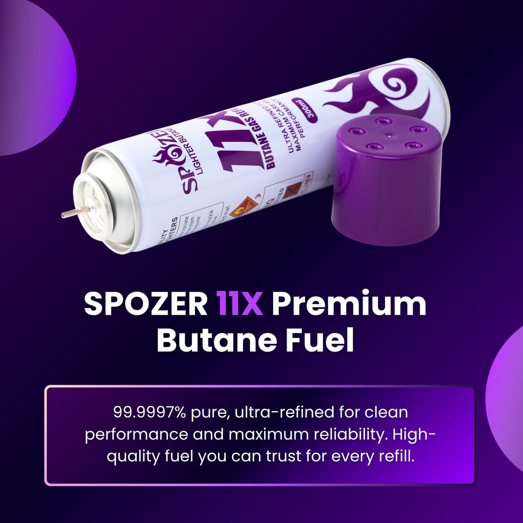 11X Butane Fuel Refill 300ml 12 Cans P951
