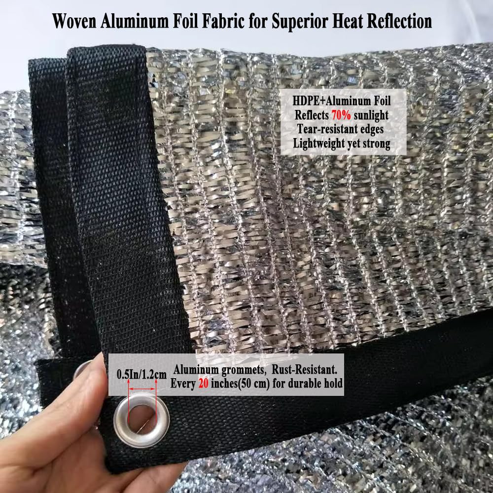 10x25 FT Aluminet Shade Cloth Y360104