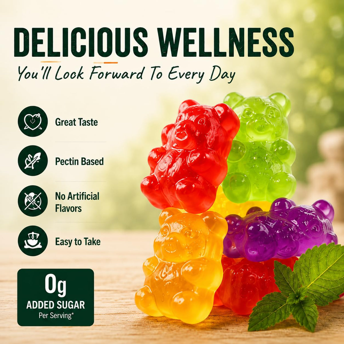 Hemp Gummies Fruit Flavored 90 Gummies U181