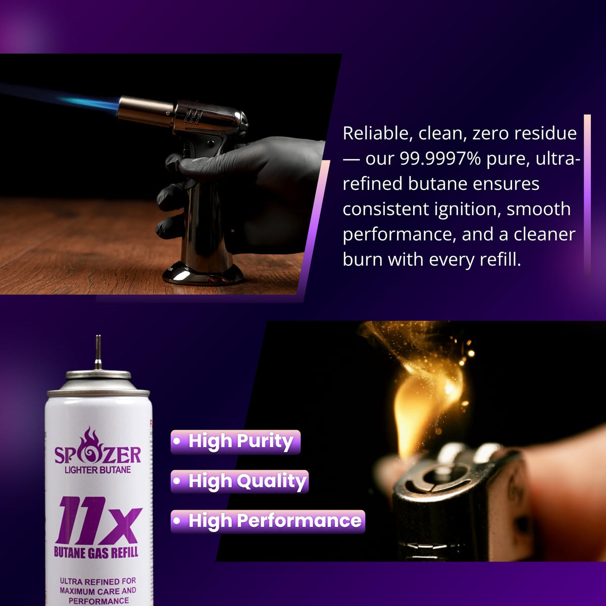 11X Butane Fuel Refill 300ml 12 Cans P951