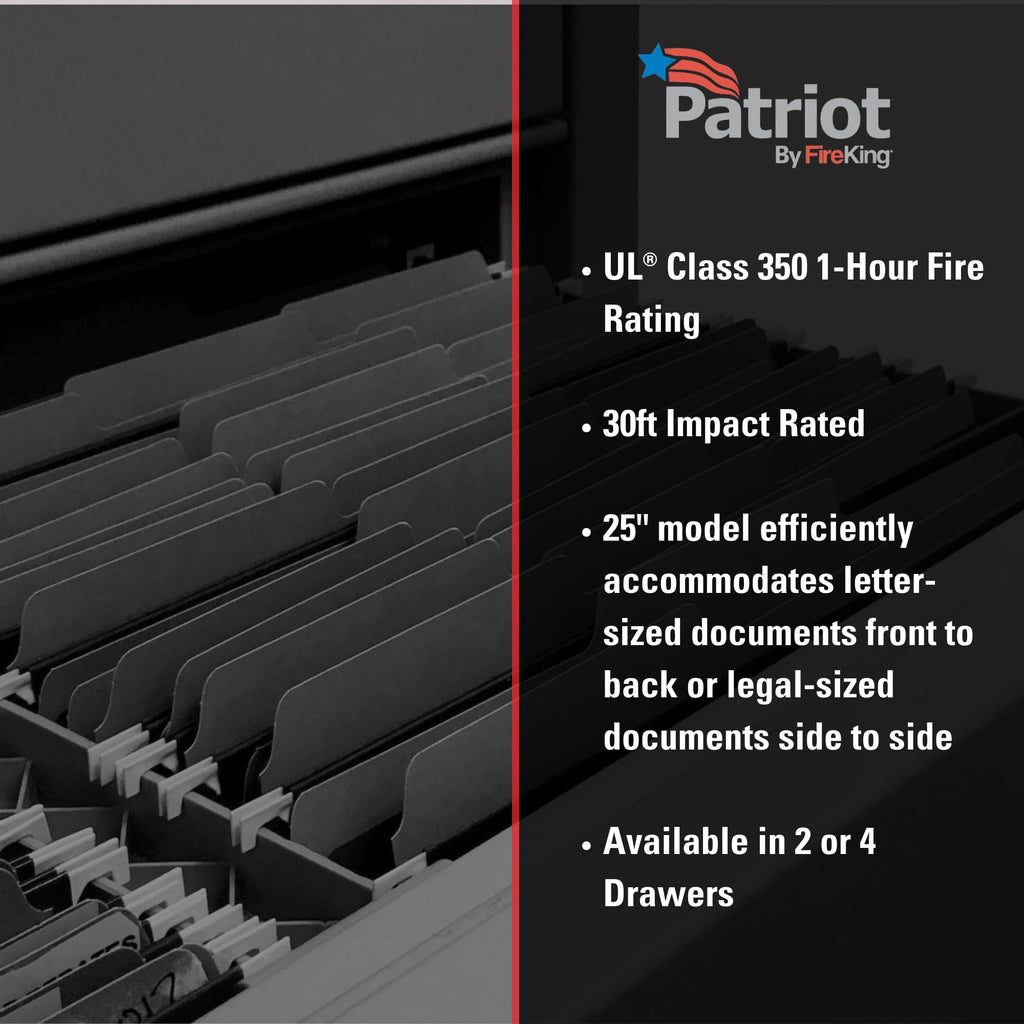 4 Drawer Fire Rated File Cabinet D15574