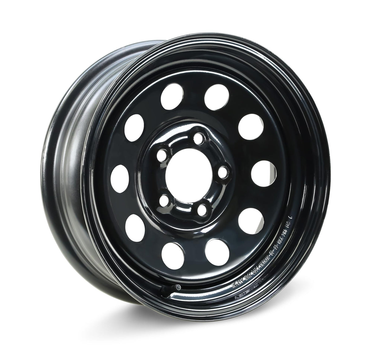 ST205/75R15 8-Ply Trailer Tire Wheel Black Mod Rim Pk2 X645962
