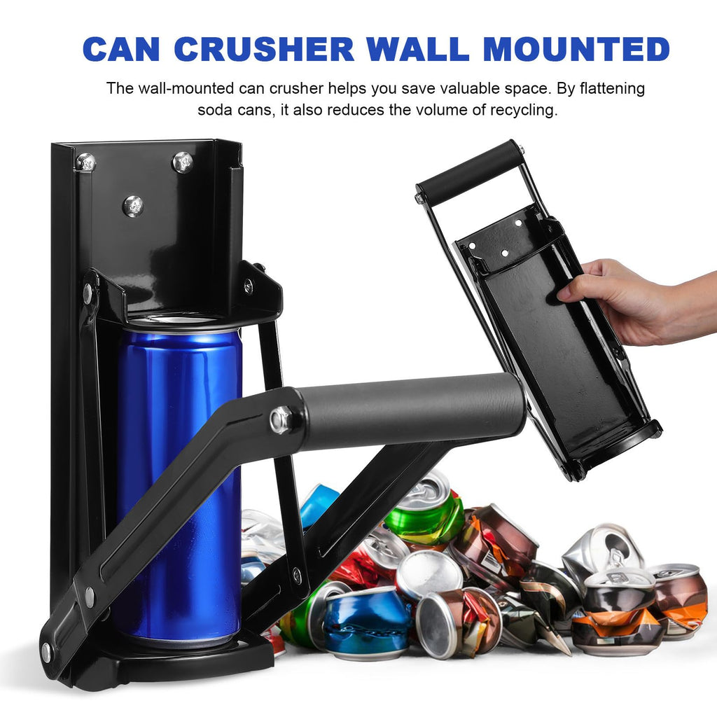 Wall Mounted Stainless Steel Can Crusher P8975