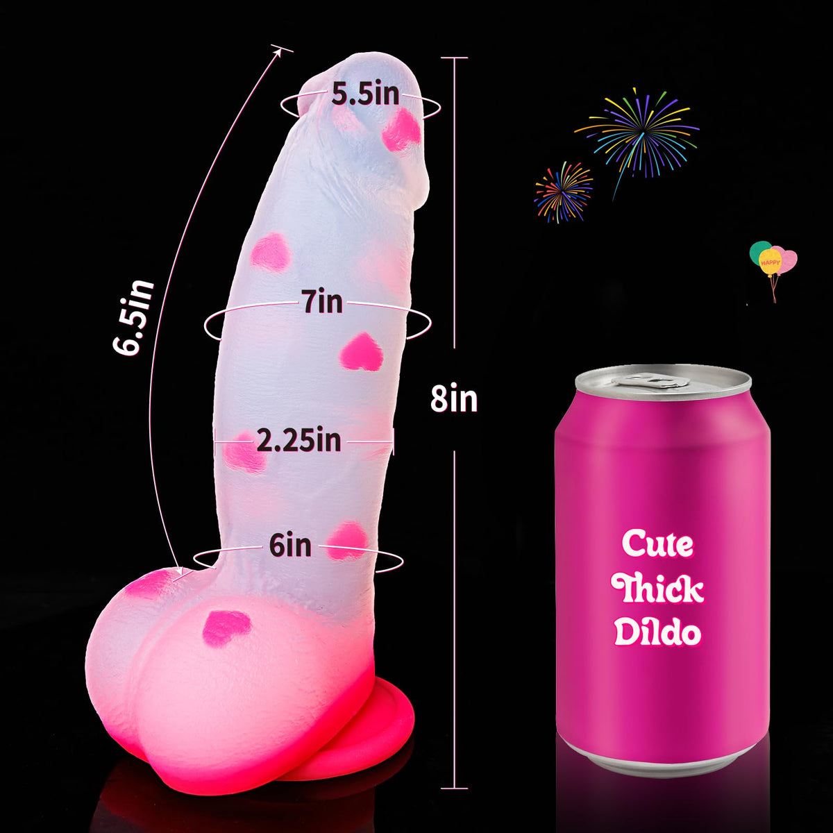 12" Thick Dildo & 8" Dildo E399031