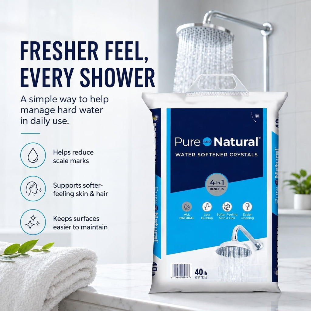 Pure Water Softener Salt Crystals 40 lb Pack of 4 R4489