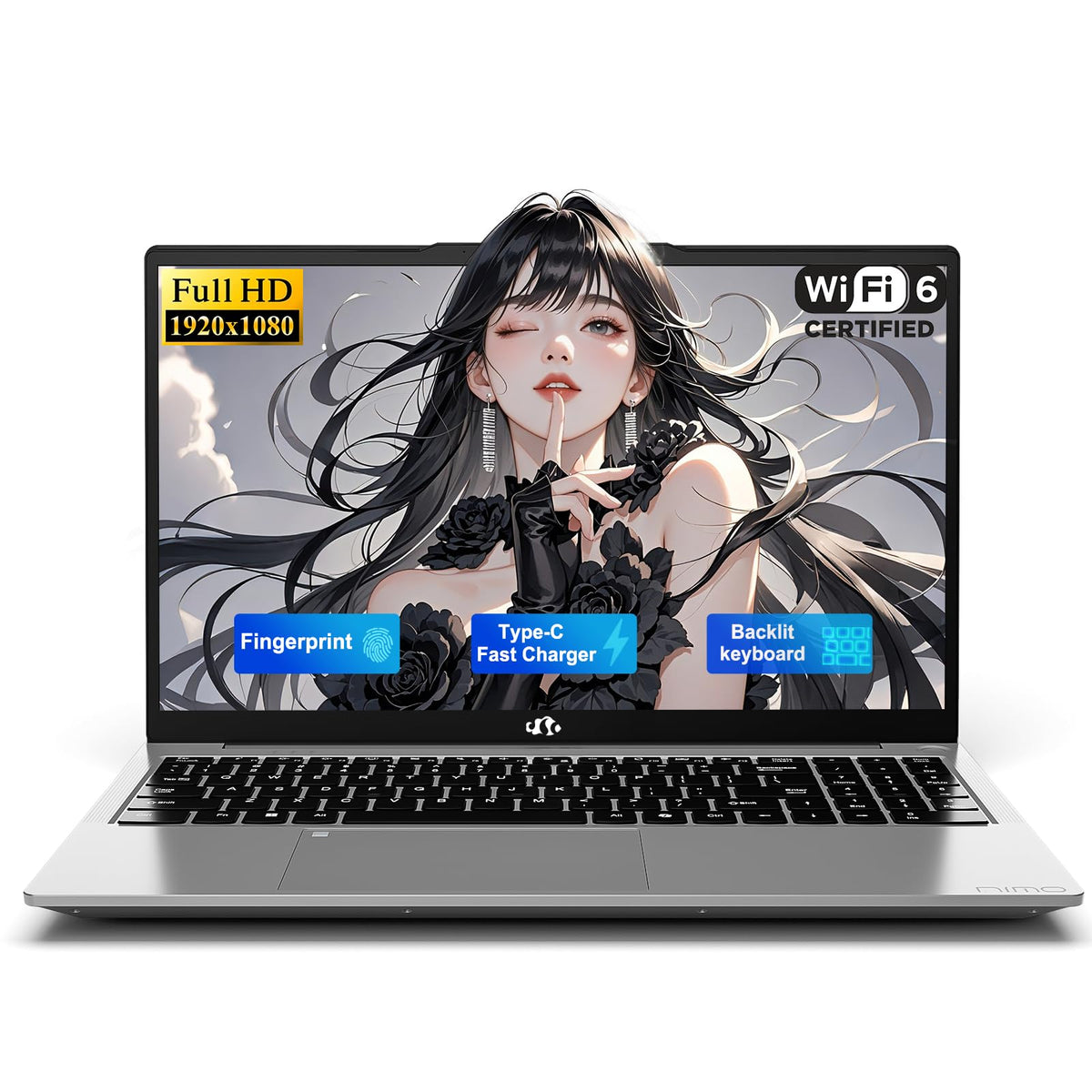 15.6" IPS FHD Laptop 8GB RAM 256GB SSD Z930