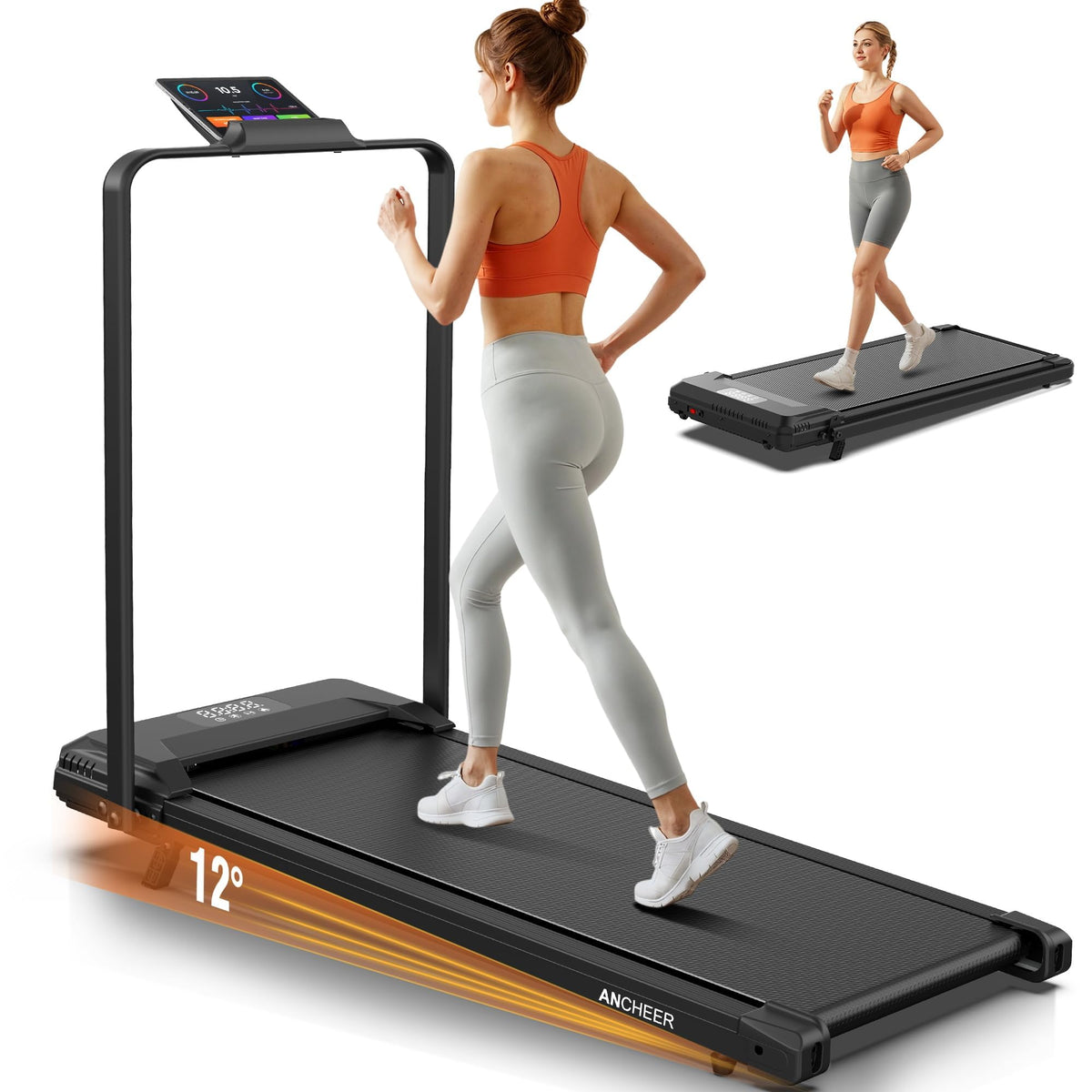 Foldable Treadmill with Incline H2004