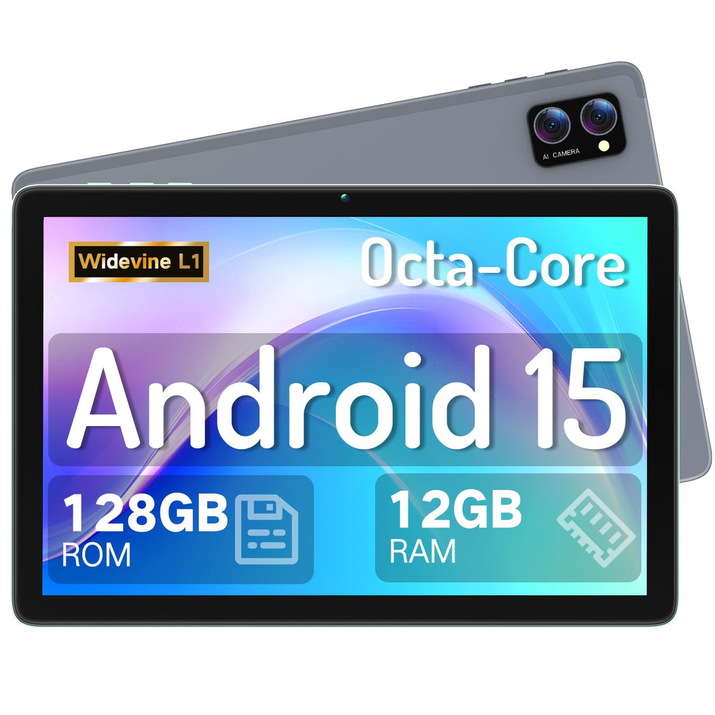 Android 15 Tablet 10.1 Inch Octa-Core 12GB RAM 128GB ROM R488