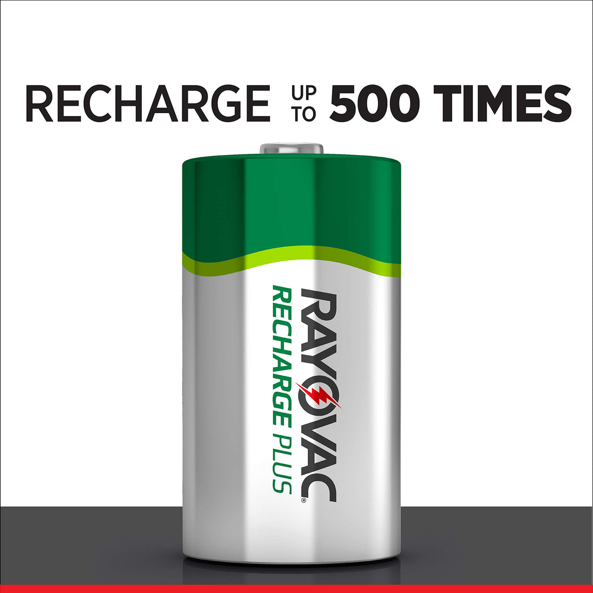 Rechargeable D Batteries 2 Count A17947