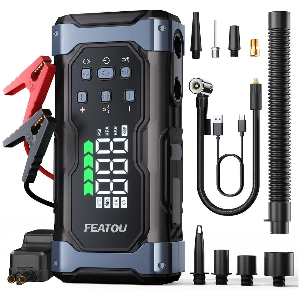 9000A Jump Starter with Air Compressor I2366