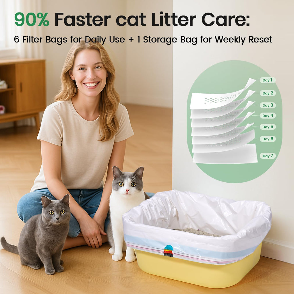 Heavy Duty Thickened Litter Box Liners 14 Pack L545