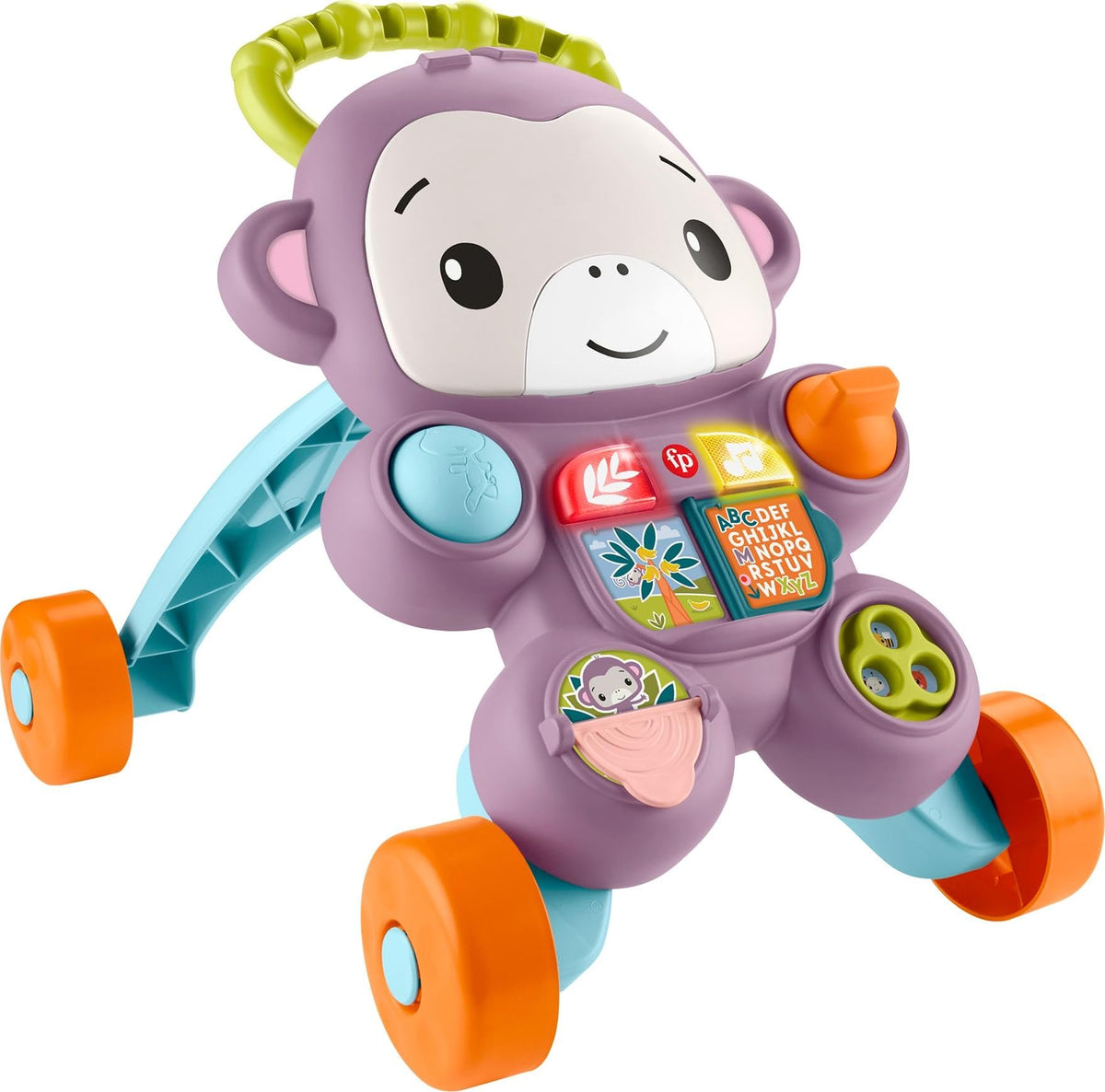 Purple Monkey Baby Walker with Music Lights & Activities A833