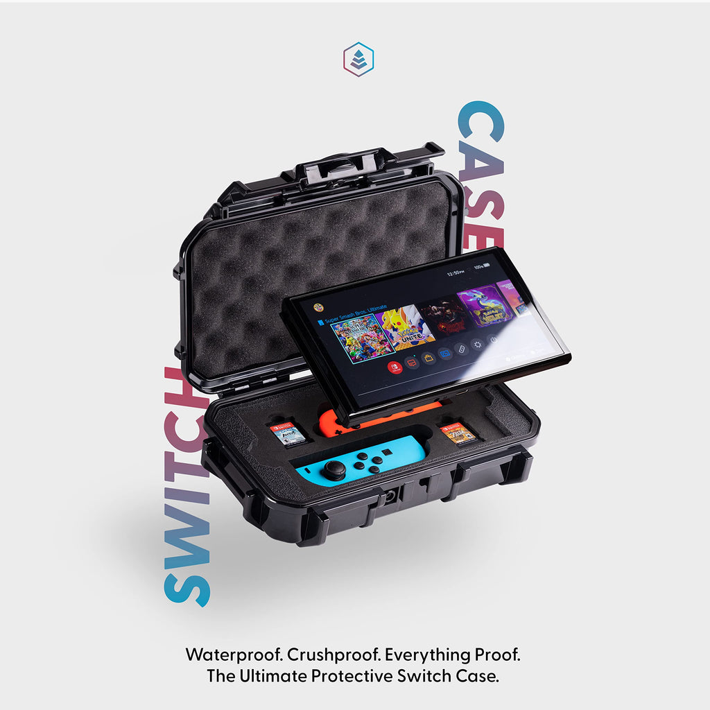 Waterproof Protective Hard Case Compatible with Nintendo Switch and OLED Model L949
