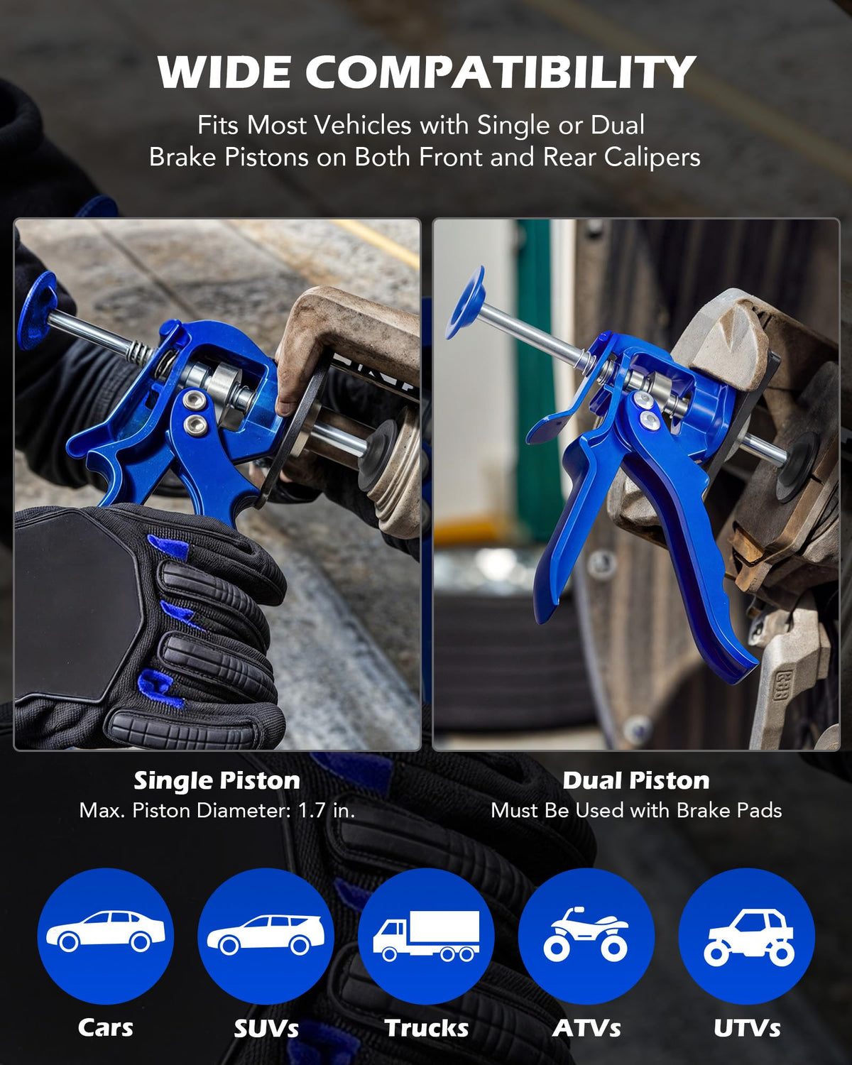 Blue Brake Caliper Compression Tool G2100