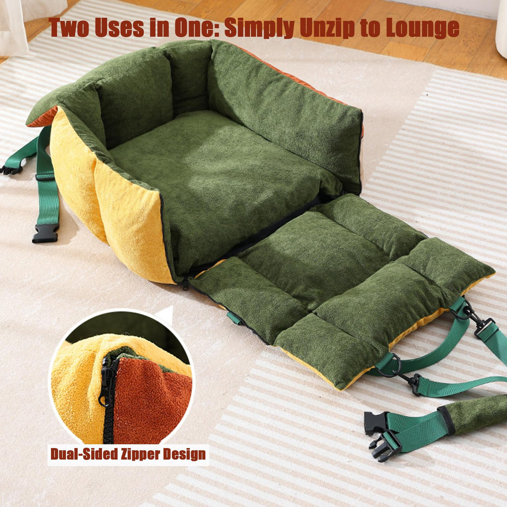 2-in-1 Dog Car Seat for Small Dogs O7977