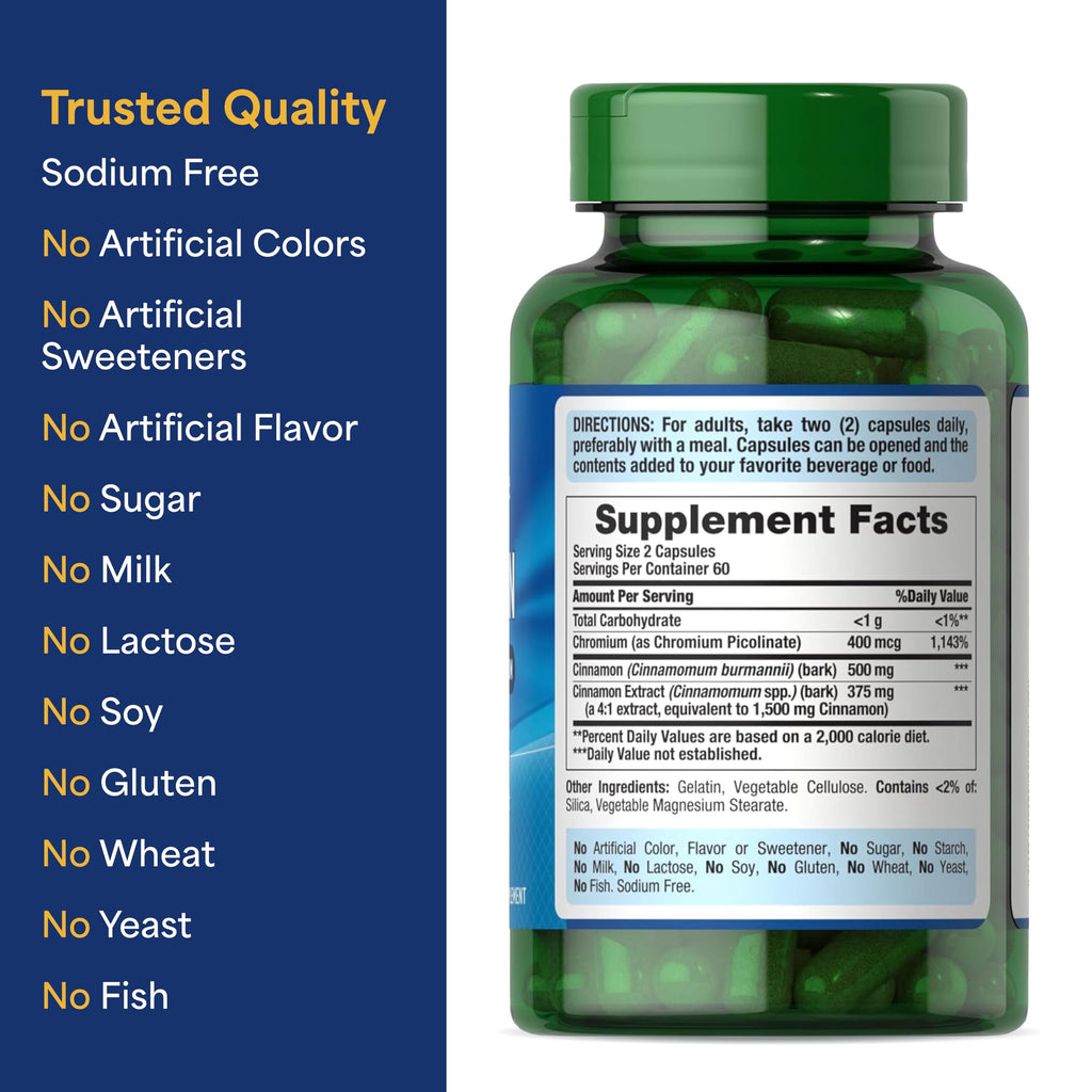 Cinnamon 875 mg 120 Capsules S78564