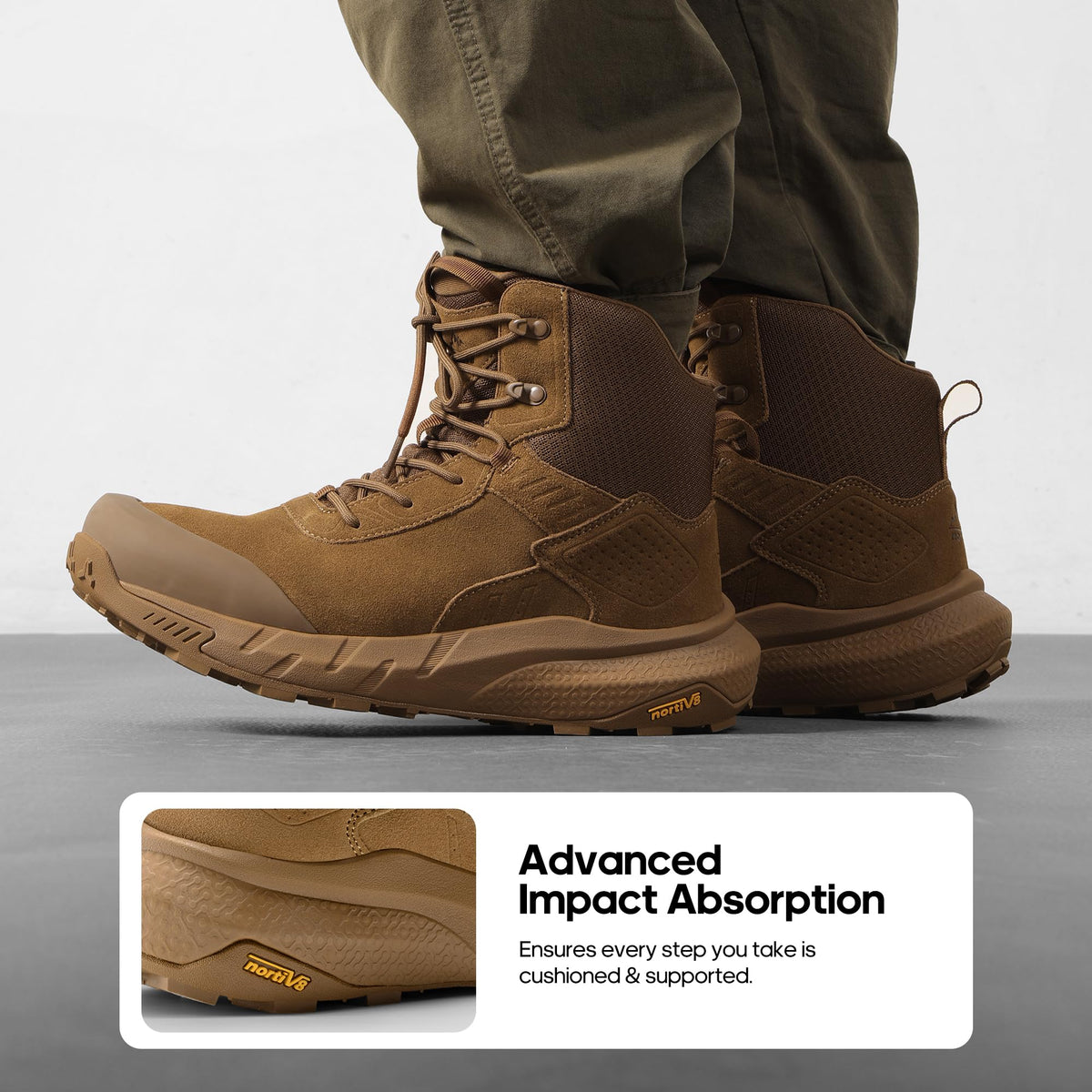 Waterproof Leather Tactical Work Boots H1089