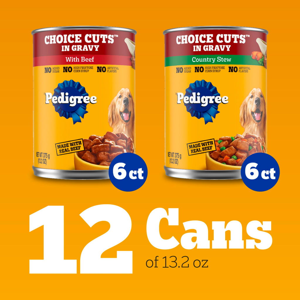 Wet Dog Food Beef & Country Stew 13.2 oz 12 Count C862