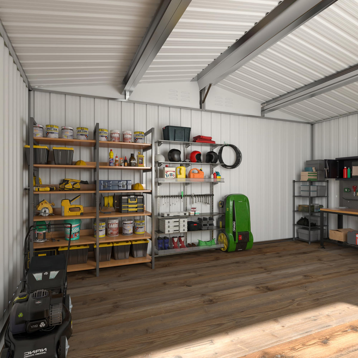 10x14 FT Outdoor Storage Shed Y909