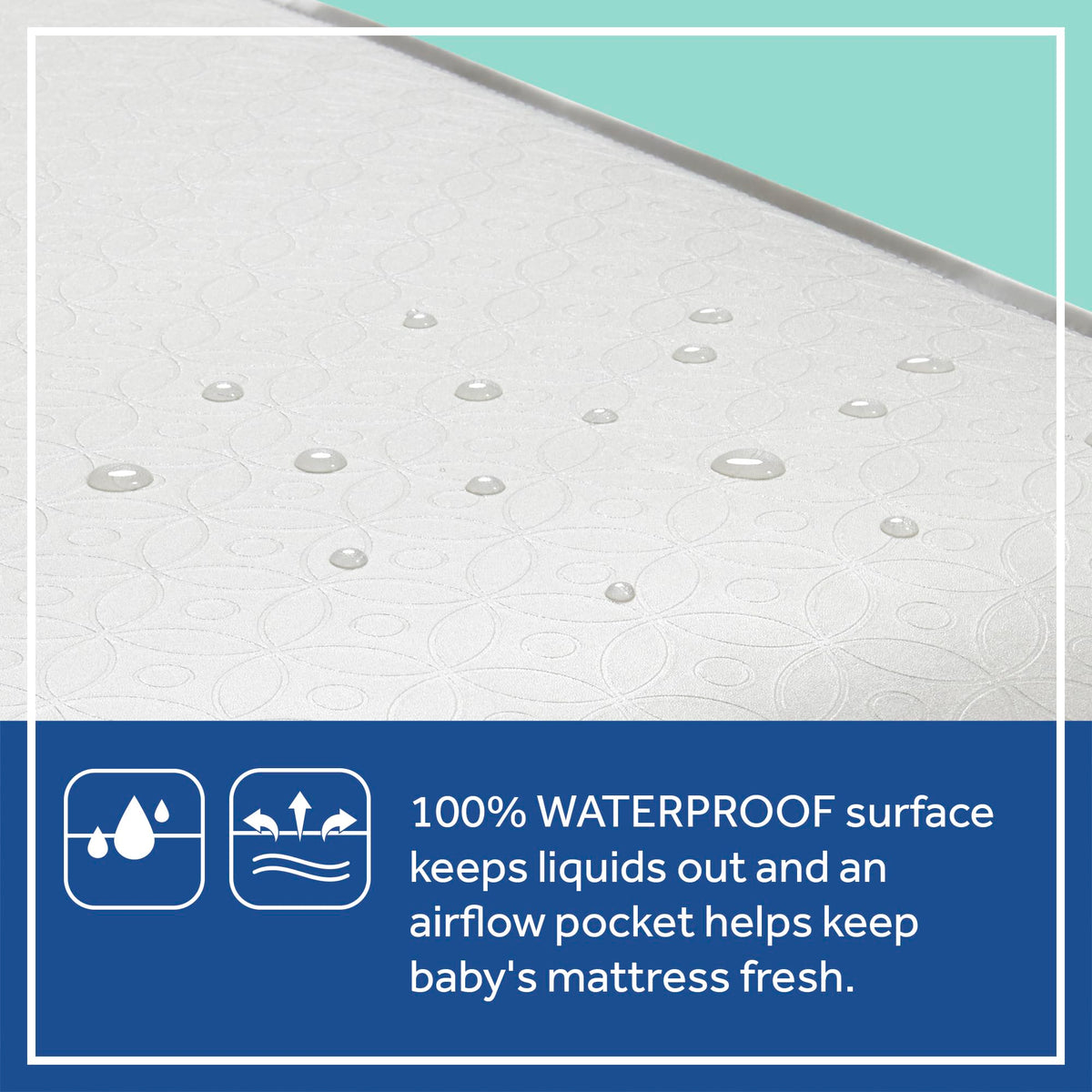Breathable 2 Stage Hybrid Memory Foam Crib Mattress F658