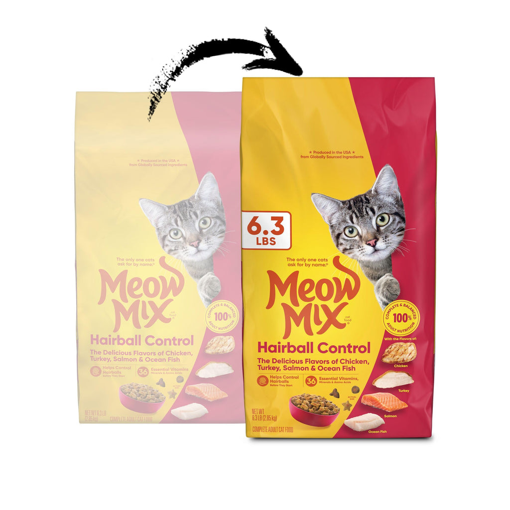 Hairball Control Dry Cat Food, 6.3 Pound Bag H671967