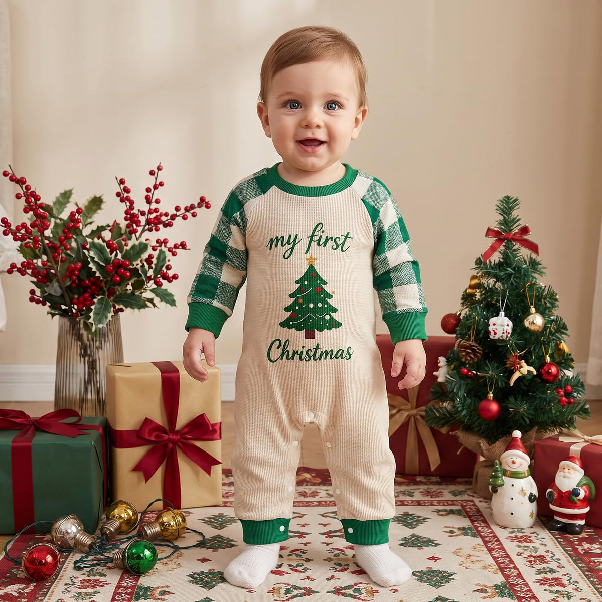 Newborn Baby Boy Fall Winter Romper Jumpsuit L675