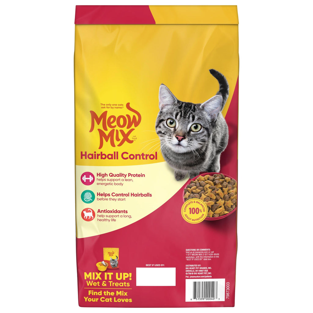 Hairball Control Dry Cat Food, 6.3 Pound Bag H671967