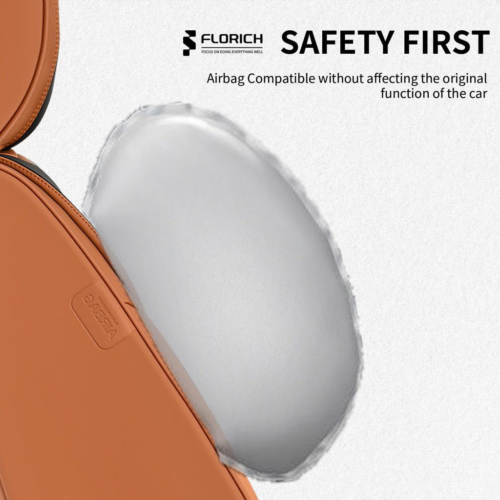 Nappa Leather Car Seat Covers Full Set U13250