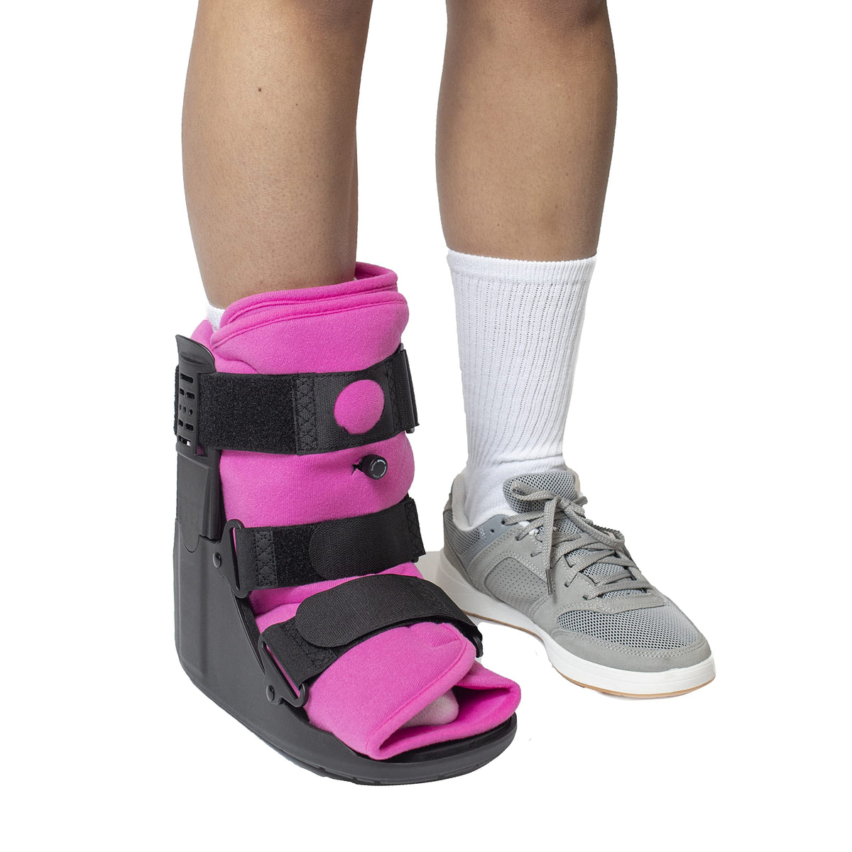 Pink Short CAM Walker Boot V5573