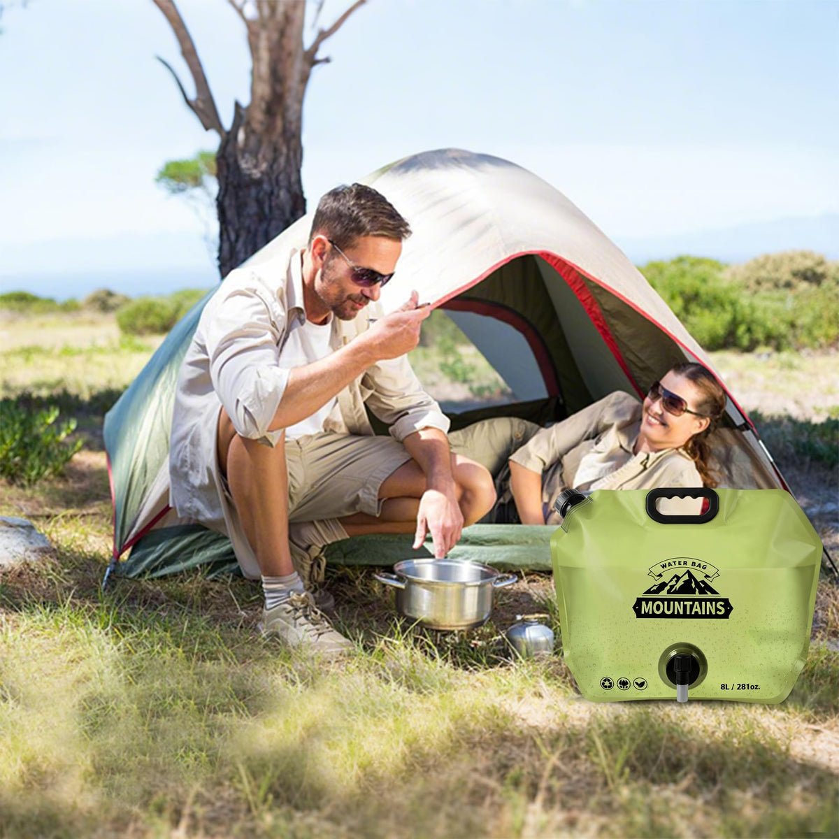 Collapsible 2 Gallon BPA-free Water Container N59908