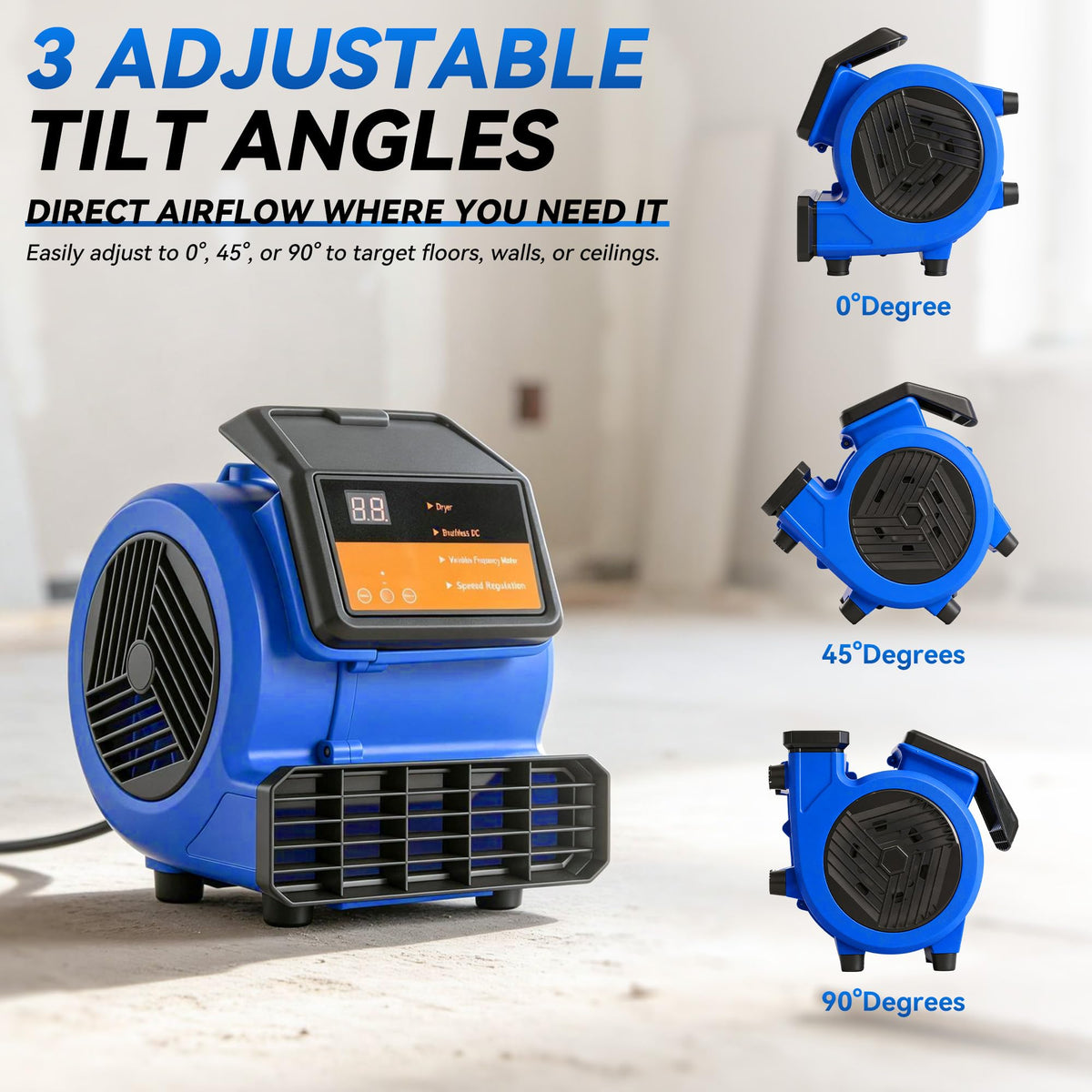 Blower Fan Air Mover 1/4HP 1100 CFM X729